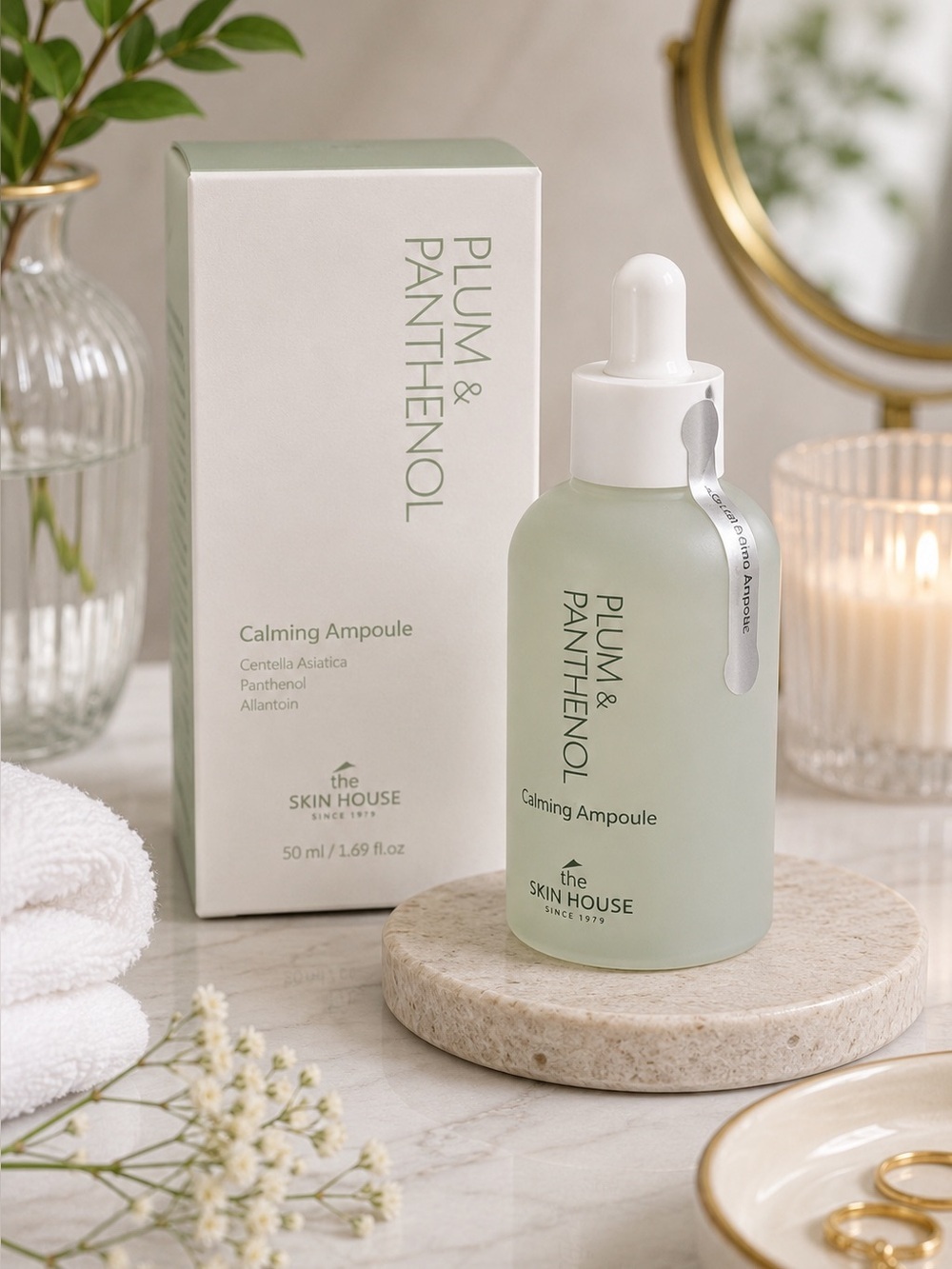 The Skin House Plum & Panthenol Calming Ampoule 50ml Centella Serum